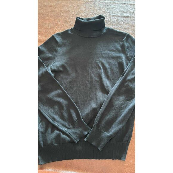 Women's Turtle Neck Sweater Large  Madison Black - Picture 1 of 3